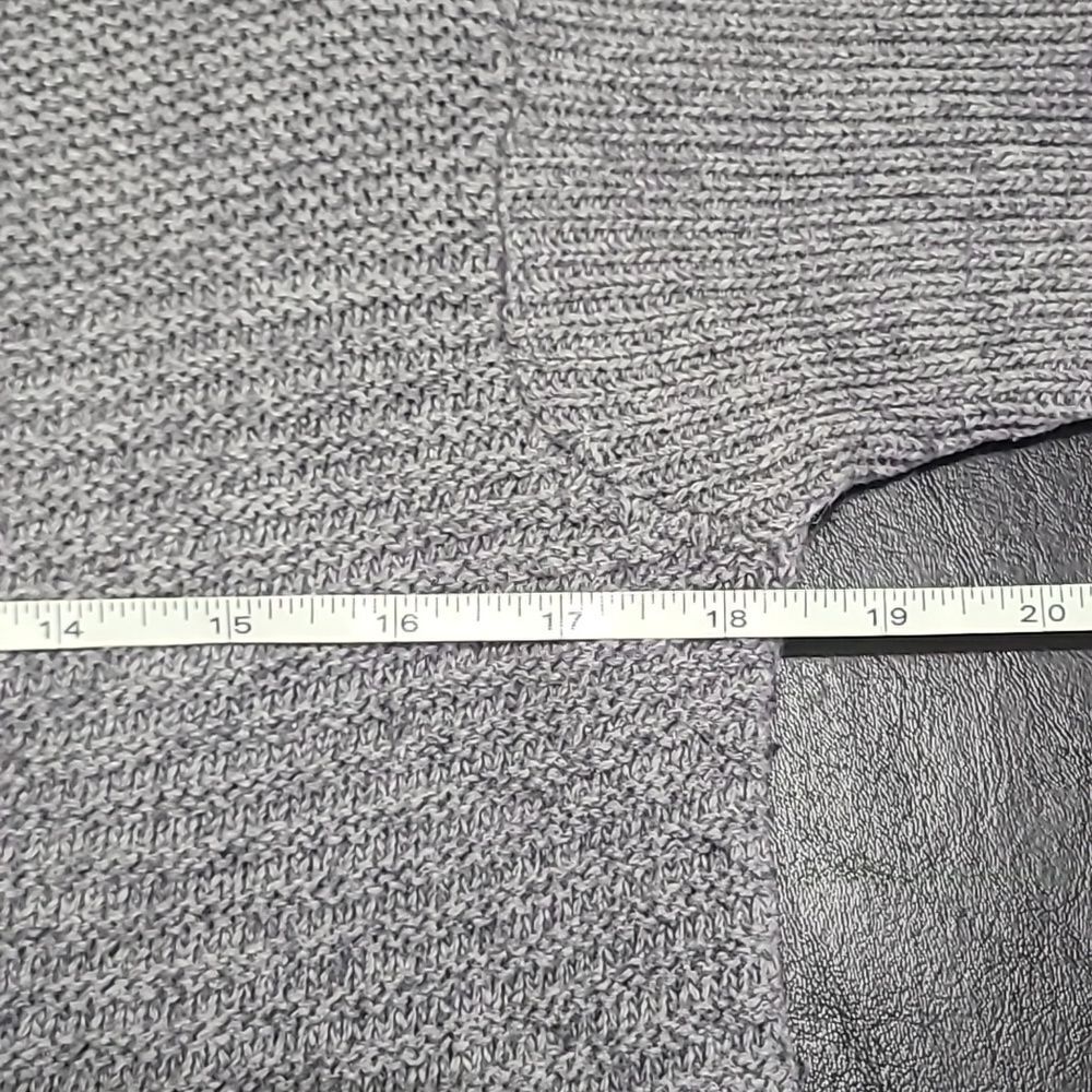 J. Jill Women's Grey knit long sleeve sweater size SP Petite mature tunic - Picture 7 of 10